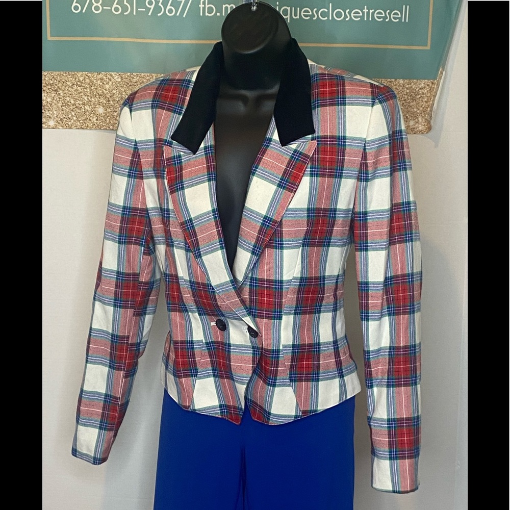 JRS multi color blazer size 9